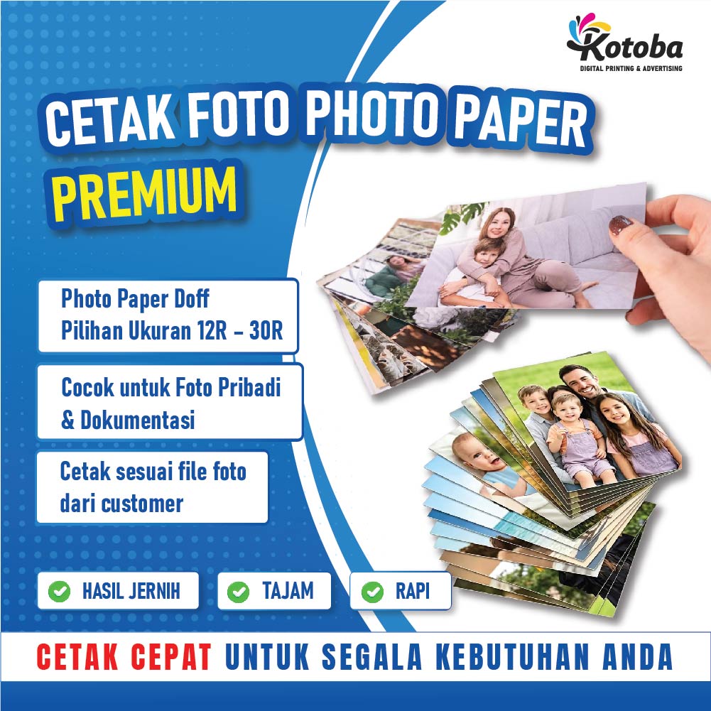Cetak Foto Jumbo Ukuran Besar Custom 16R (40 x 50) | 12R 12RP 14R 16R 16RP 20R 20RP 24R 24RP 30R | Cuci Foto Besar